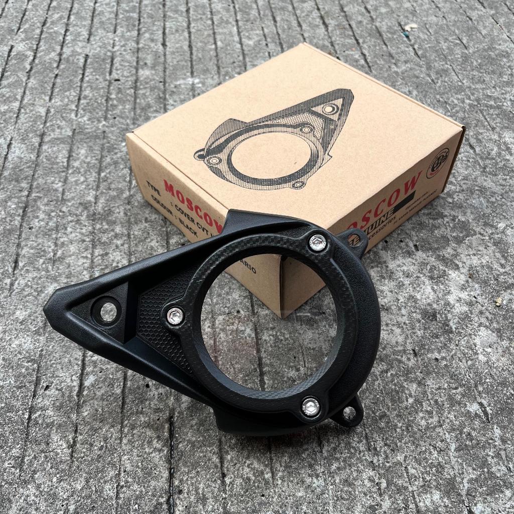COVER CVT MOTOR VARIO 125 150 LED NEW ISS CBS SP 2018 - 2022 COVER TUTUP AIR DUCT KARBON MATERIAL PL