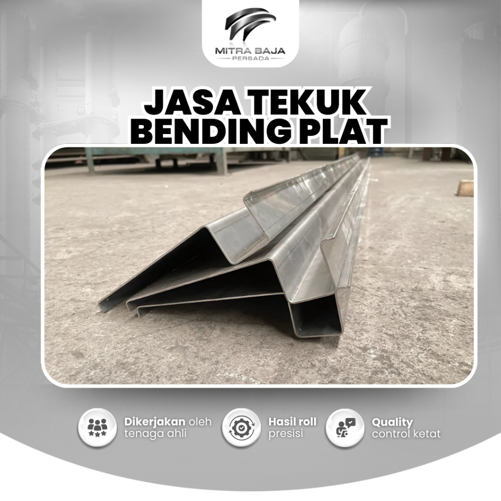Jasa Tekuk Plat Besi Stainless Steel | Metal Bending MBP