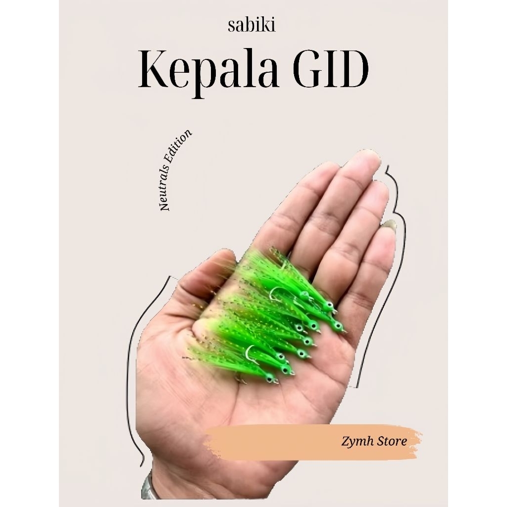 sabiki kepala gid | sabiki untuk pinggiran/jigging