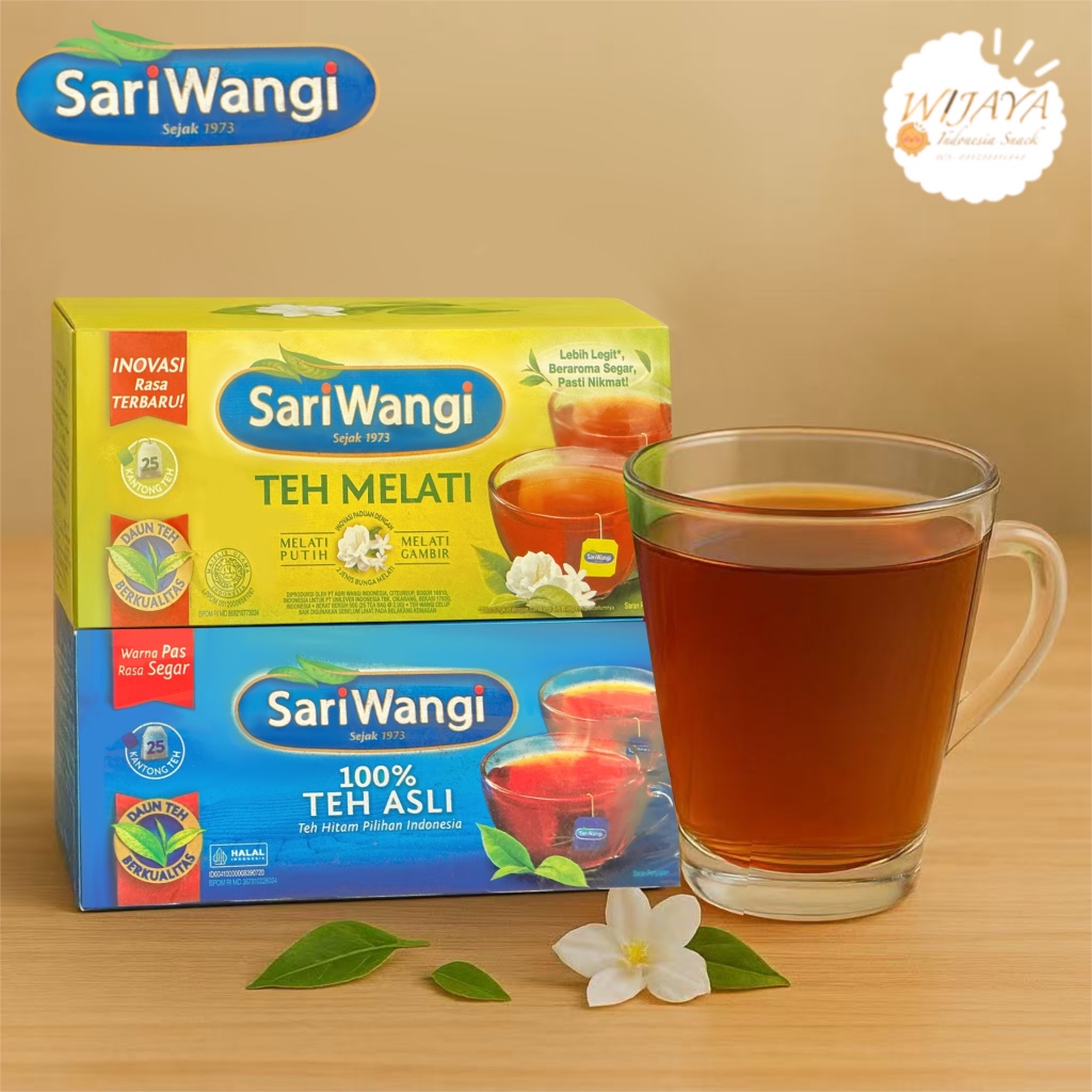 

Sariwangi Teh Hitam Celup - Netto 25 Bags X 2 Gr