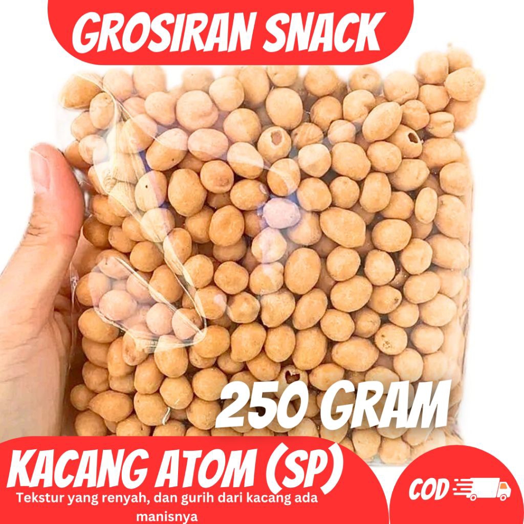 

(250 GRAM) KACANG ATOM (SP)