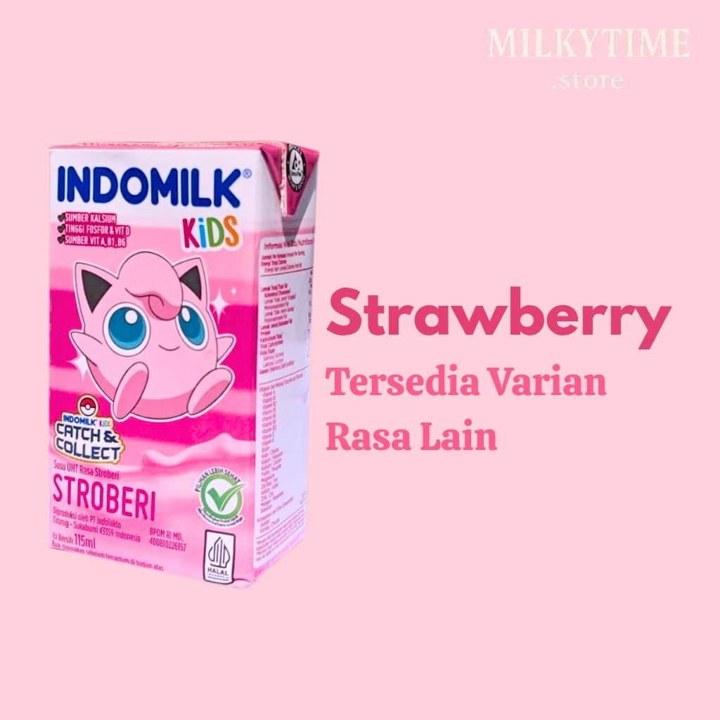 

Indomilk Kids Susu Kotak Strawberry 112ml