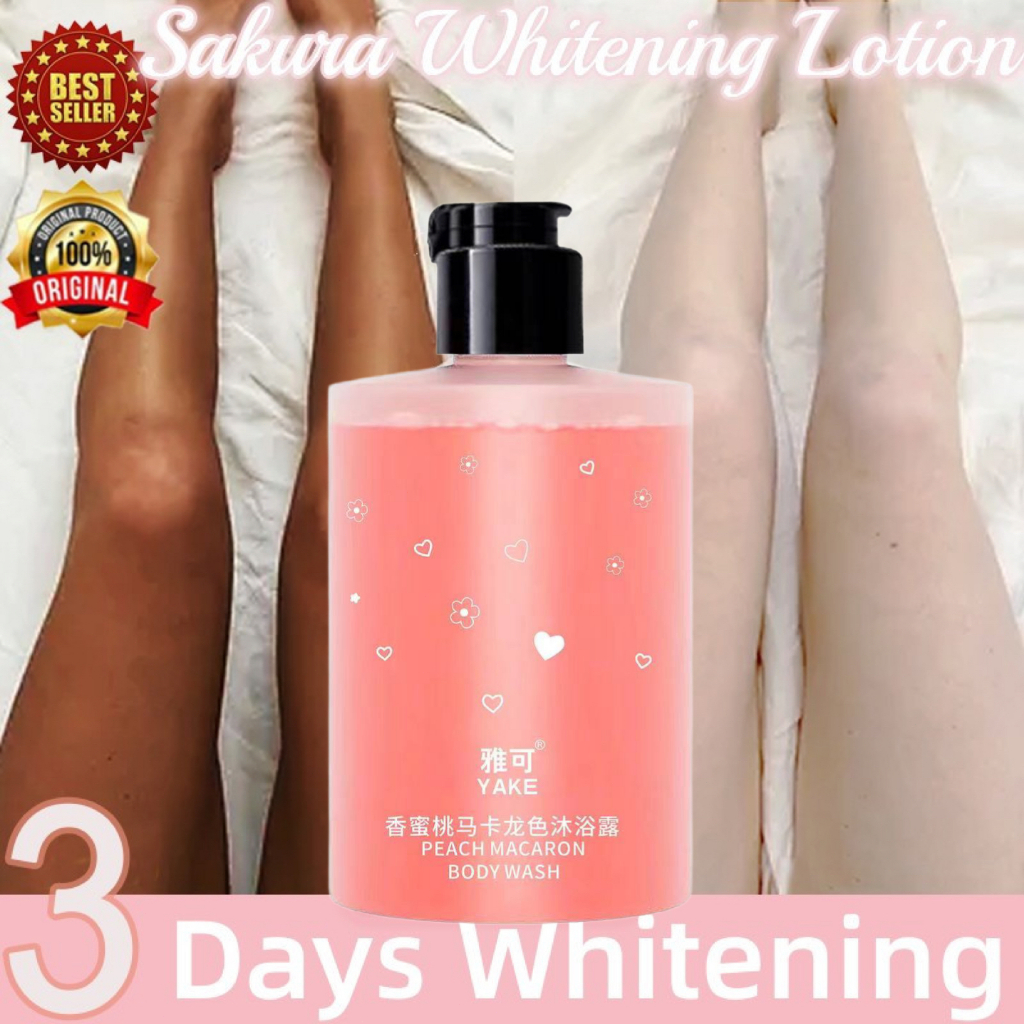 2pcs Lifusha Body Wash Peach and Honey / Body Wash Wangi