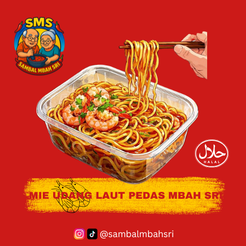 

Mie Udang Laut Pedas Gurih Mbah Sri SMS