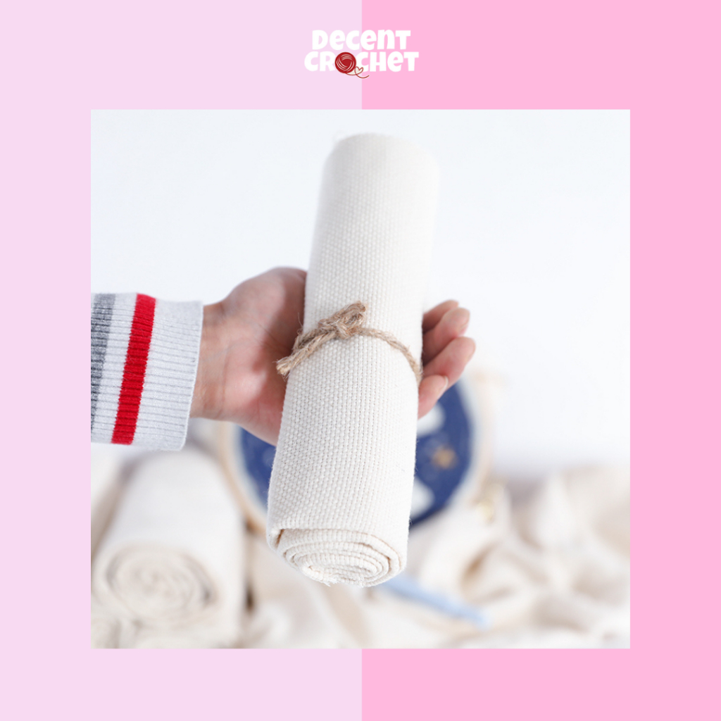 Decent Crochet - Kain Kanvas Kristik Crossstich Monk Cloth