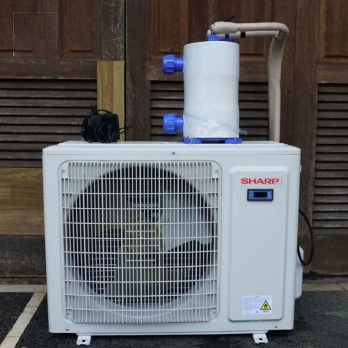 Chiller Aquarium Outdoor | Chiller Kolam | Chiller Aquarium Laut Hemat energi 1/2PK  | 1PK | 2PK