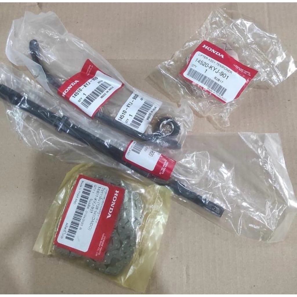 Chain Cam, Tensioner Com, Guide A Cam Chain, LIfter Assy Tensioner (14401-KYJ-901, 14510-KYJ-900, 14