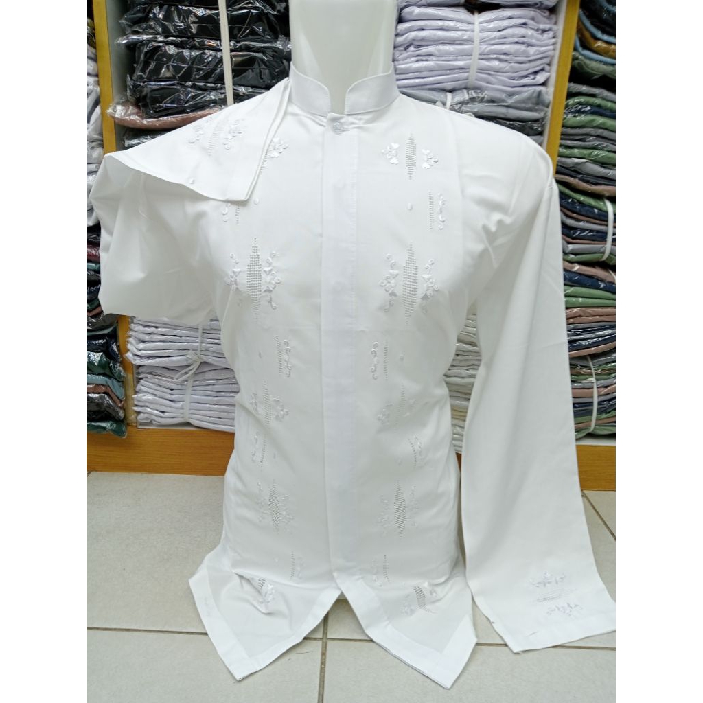 DO'A AMAK 2007-Baju Koko jumbo premium-koko modren terbaru-koko buat lebaran-baju muslim pria import