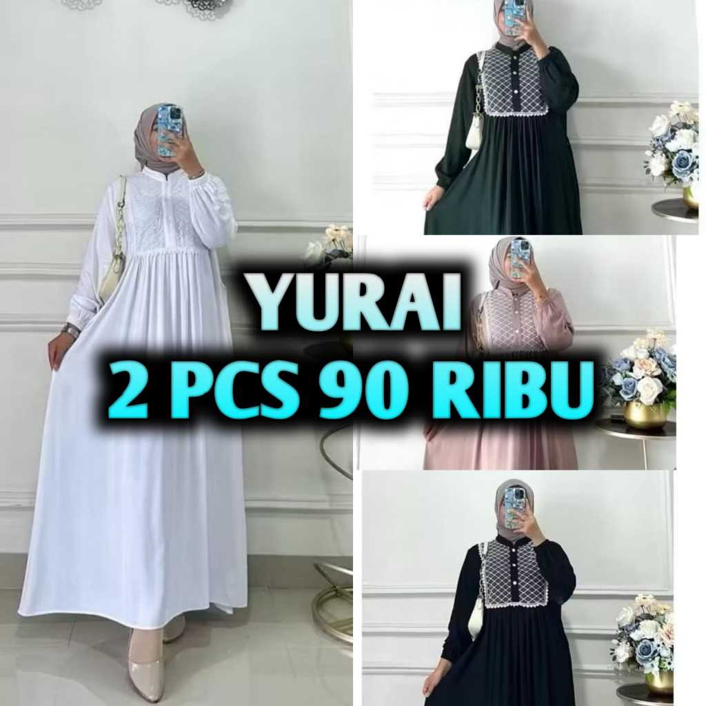 100RB DAPAT 3 PCS TERLARIS DRESS POLOS //-GAMIS BUSUI BISA COD TERLARIS