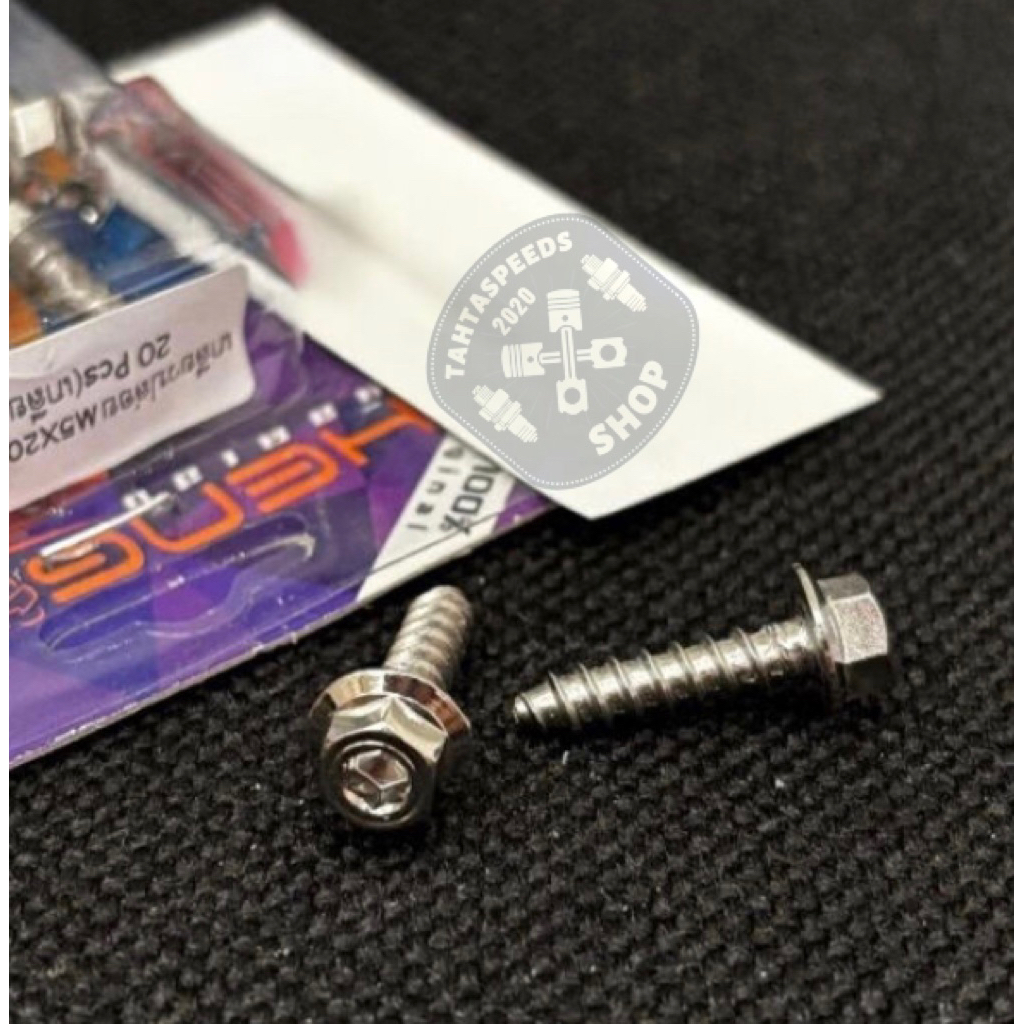 baut body stainless steel 2 kunci 5x20 yamaha 2 cm probolt anti karat heng nmax fino nouvo mio smile