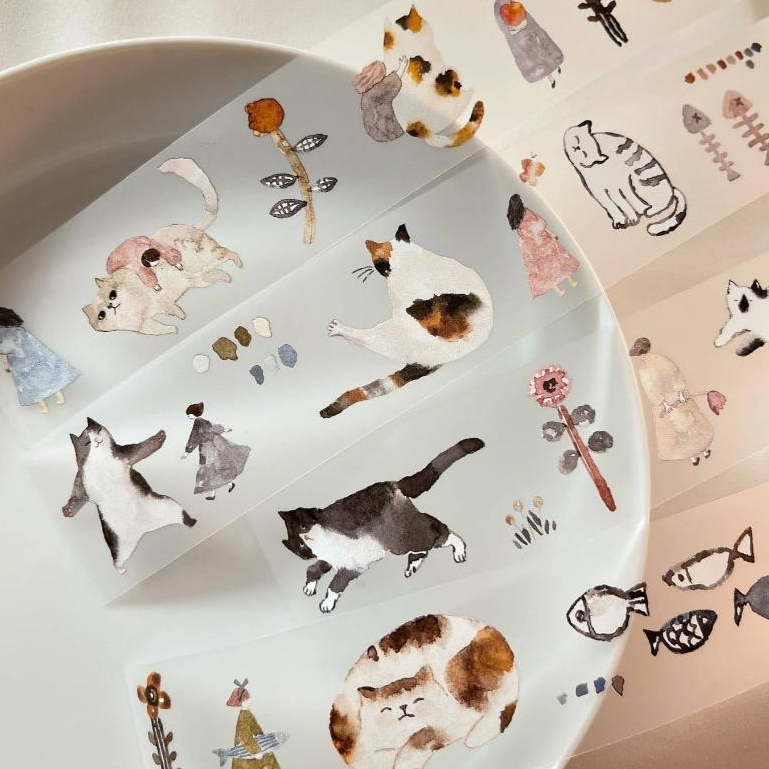 

Pion - Cat Girl - Matte PET Tape (FULL ROLL)