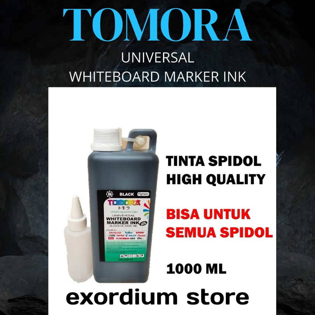 

Tinta Spidol Whiteboard TOMORA Universal Tinta Refill SEMUA SPIDOL 1000 ml