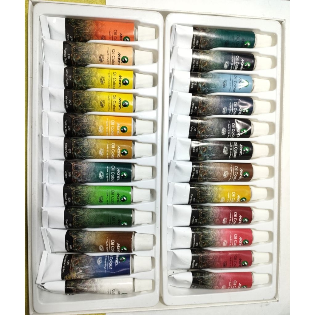 

Maries oil colour 24 warna 0-2024B
