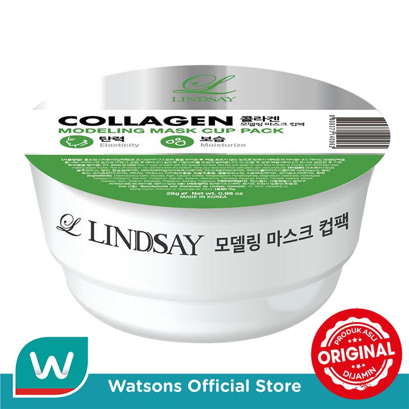 Lindsay Collagen Modeling Mask Cup Pack 28g