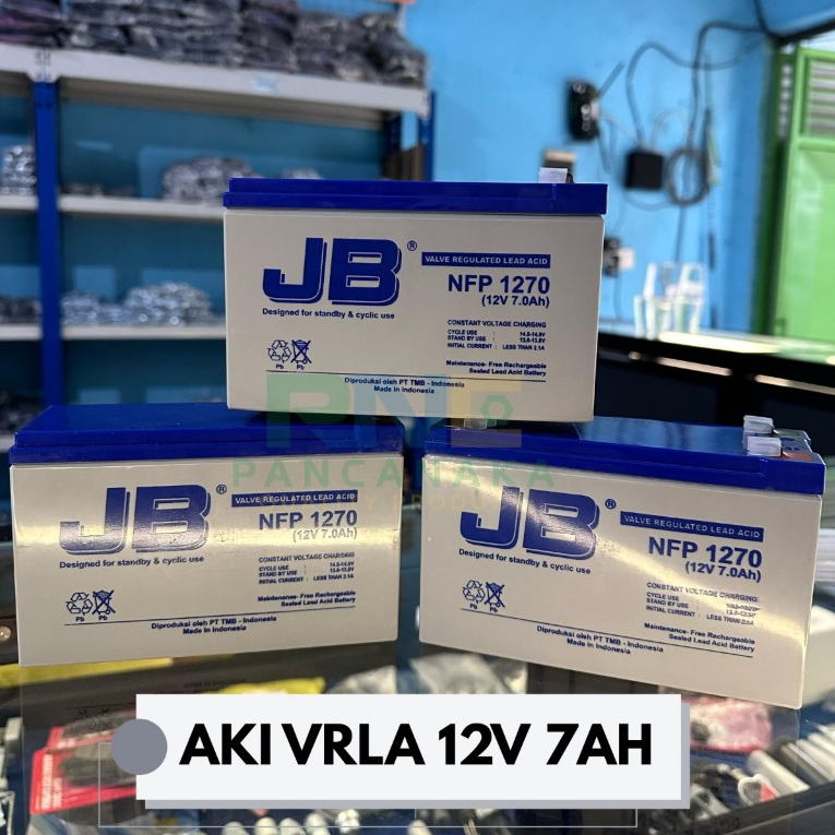 Aki Sprayer Elektrik Aki Baterai JB VRLA 12V 7Ah