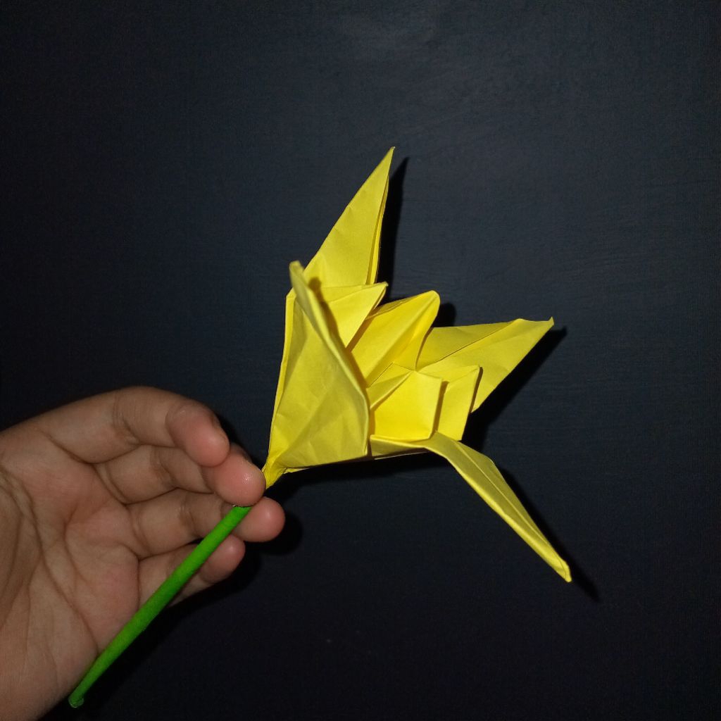 

DIY Bunga Lily Kertas Origami Satuan (BACA DESKRIPSI)