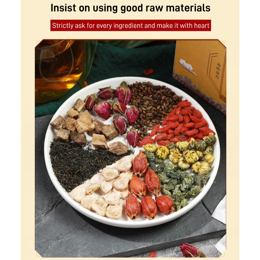 

⚡Beli 1 Gratis 1⚡/【30 pcs/Kotak】Teh Perawatan Hati/Teh Penyehat Mata & Penglihatan/Teh Detoks Ginjal/Teh Herbal Ginseng 6treasure/Teh Pembersih Hati Alami/Cocok untuk Penggemar Alkohol & Kantoran