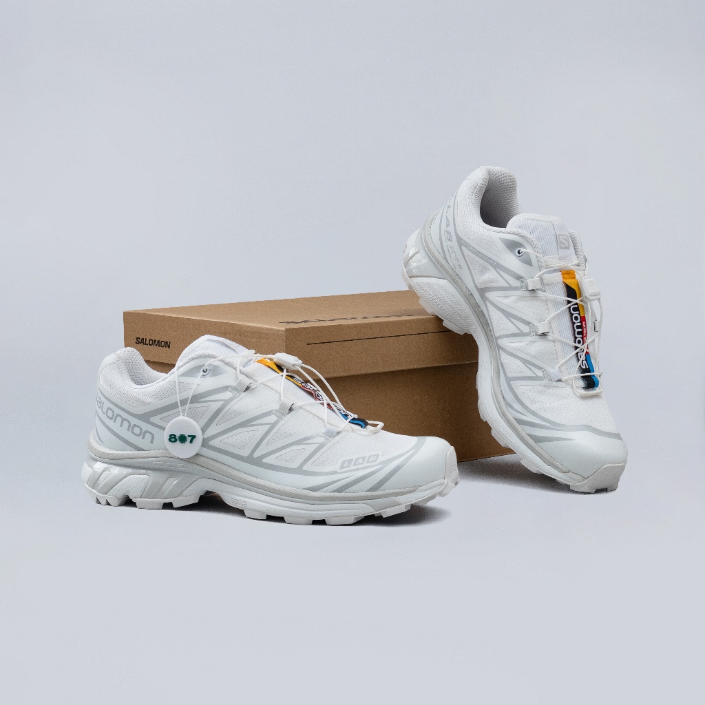 Salomon XT6 White Lunar Rock