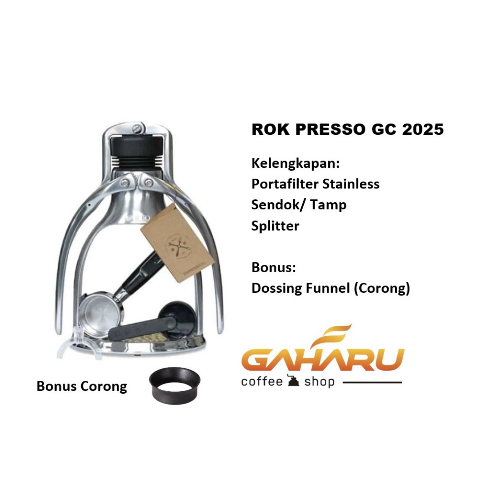 Rok Presso GC Manual espresso Coffee Maker