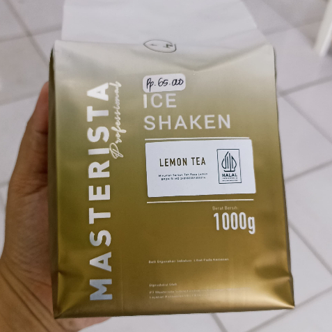 

MASTERISTA 1000 GRAM LEMON TEA PREMIUM POWDER DRINK MINUMAN ENAK HALAL BPOM/LEMON TEA