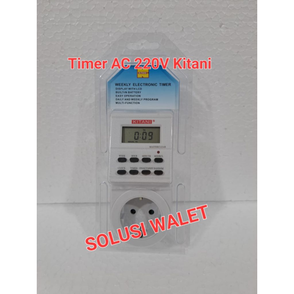 Timer AC colokan listrik KITANI