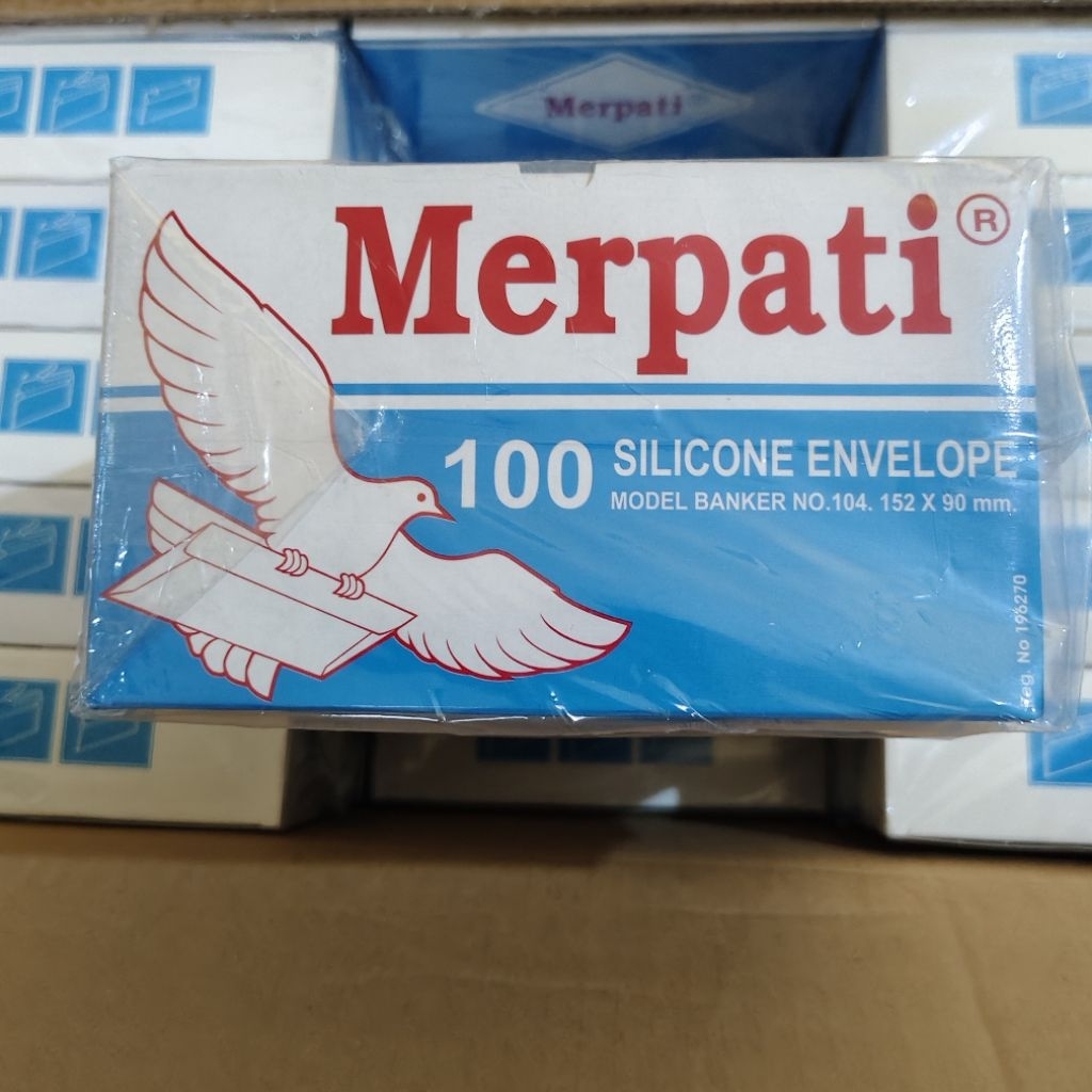 

Amplop Putih Polos Murah Ukuran 152 x 90 mm Isi 100 Lembar