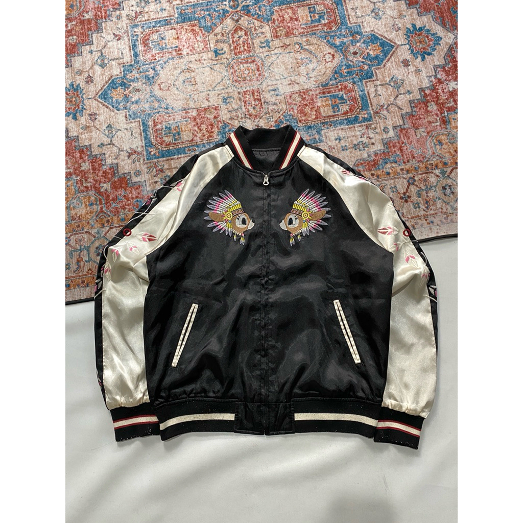 SUKAJAN JAKET PANCOAT REVESIBLE 2in1