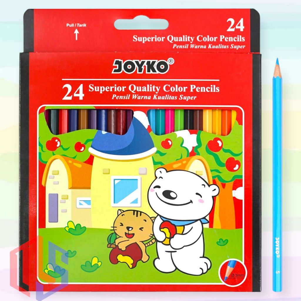 

Pensil Warna Joyko Panjang 24 Warna CP-24PB