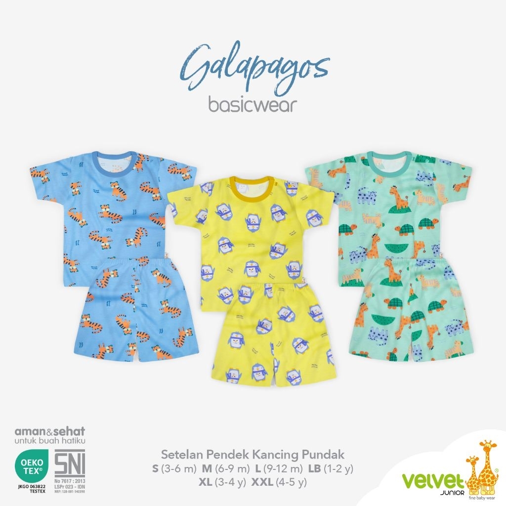 3Pcs Stelan Velvet junior Pendek //baju anak // Velvet junior // Velvet pendek