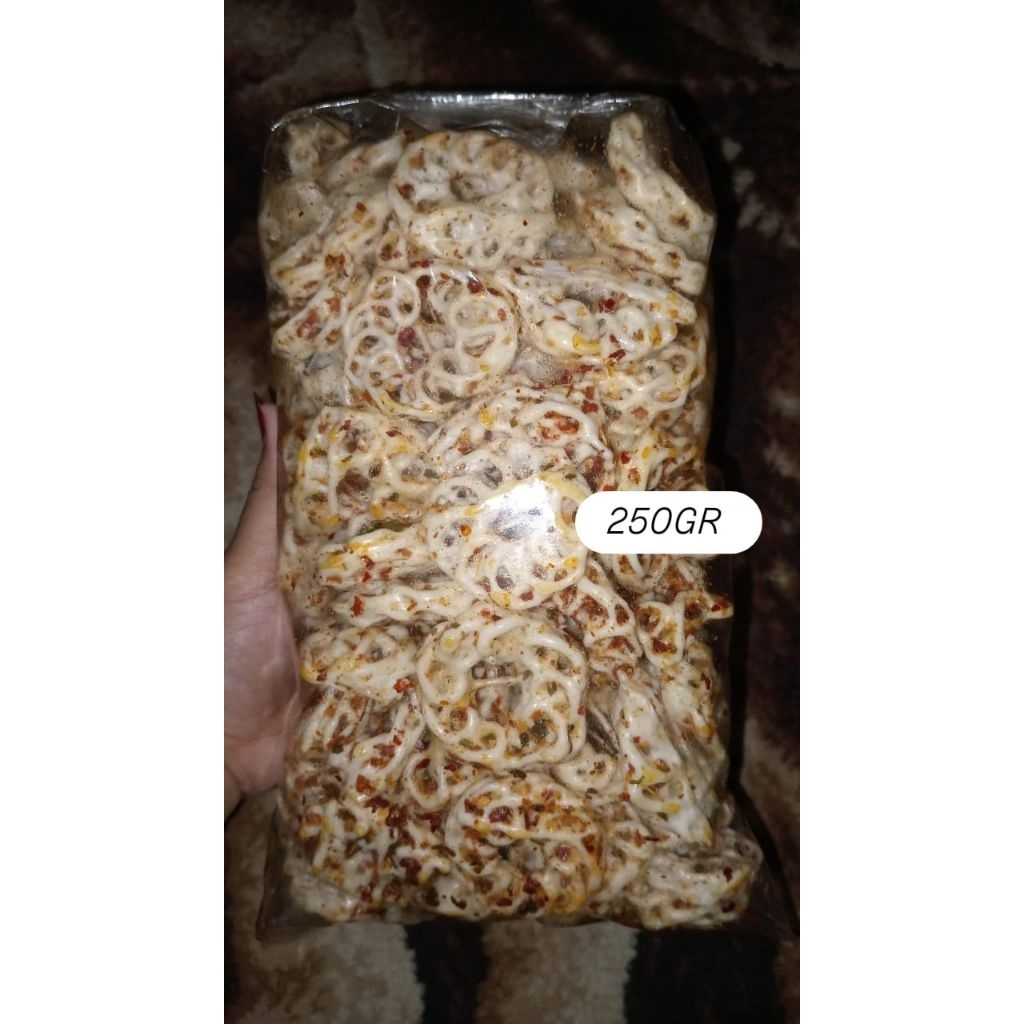 

Krupuk seblak kering Rafael pedas 250gr