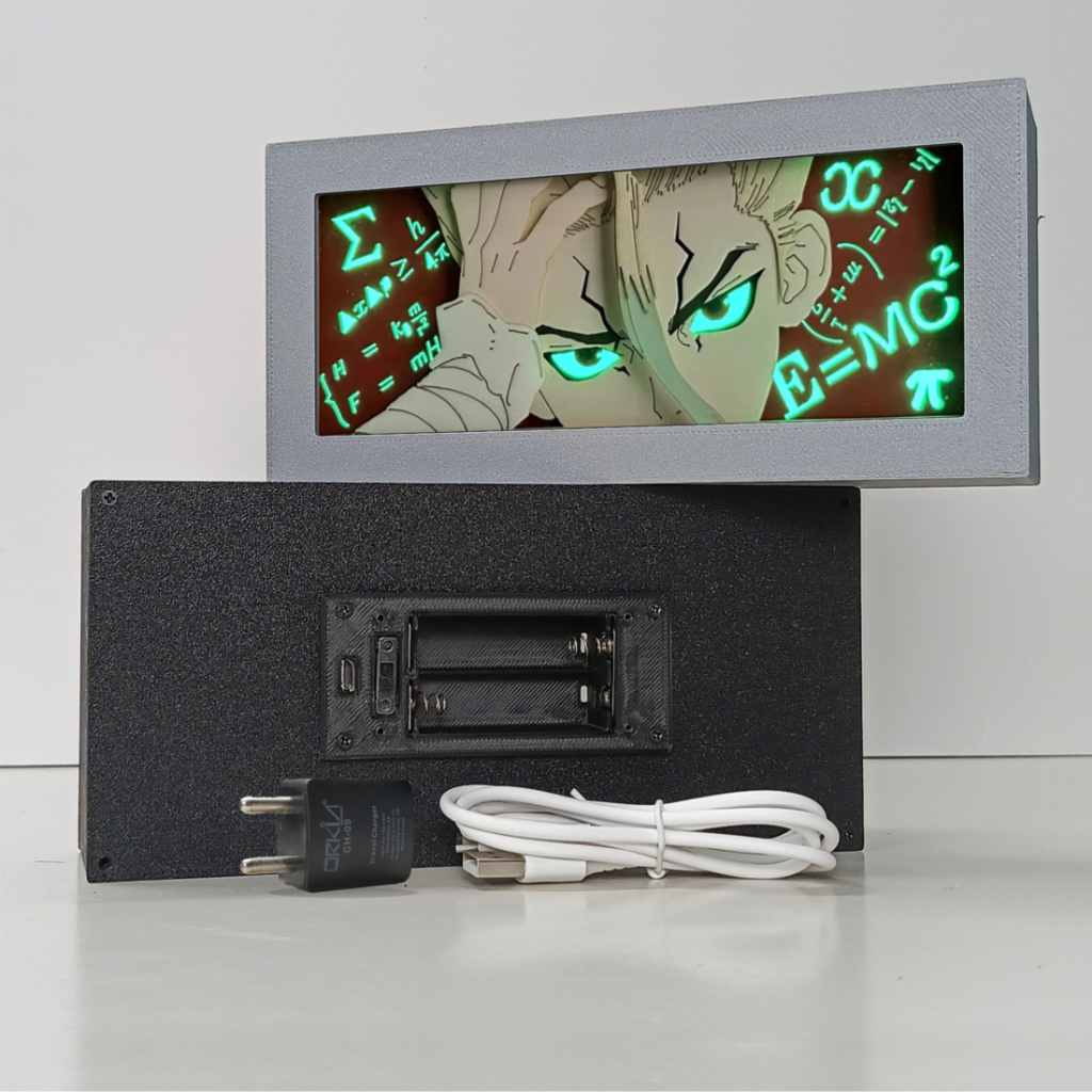 DR.STONE LED 3d anime Lightbox lampu tidur hias anime dekorasi kamar aestetik