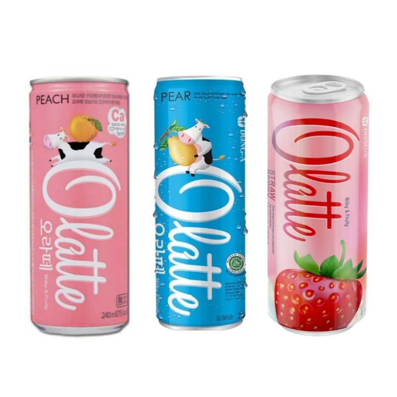 

[Minbel 25K] Olatte Dong-a Milky & Fruity Minuman Korea 240ml | Peach | Pear | Strawberry