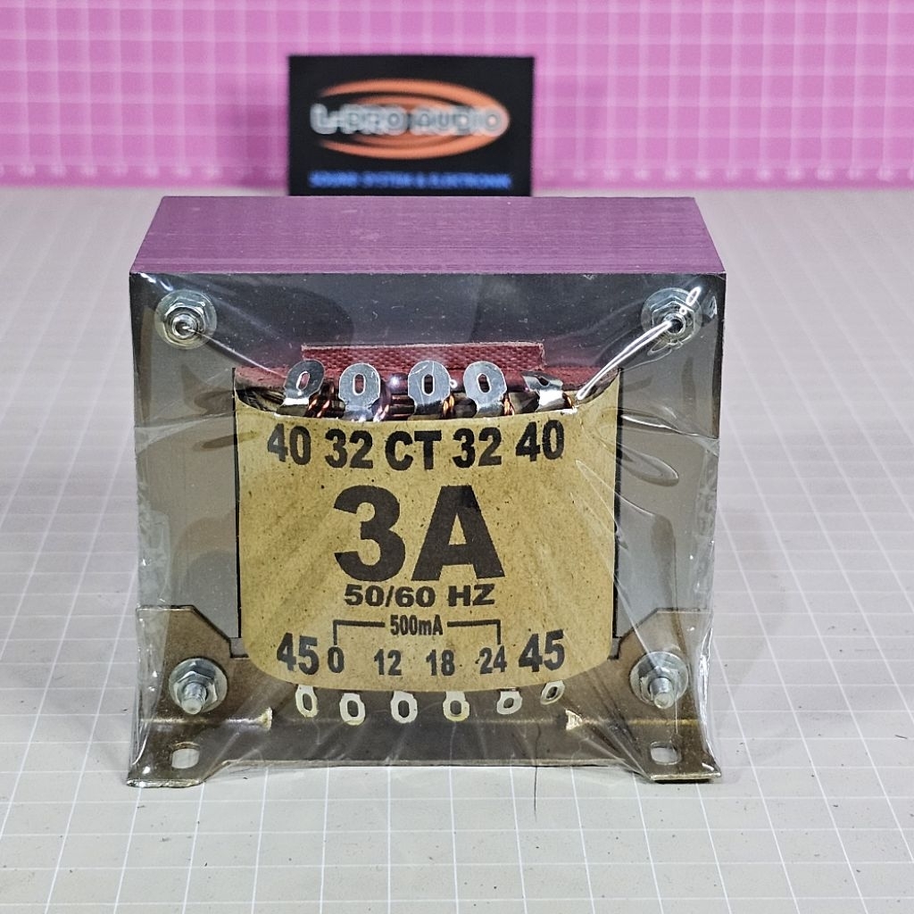 Trafo 3A CT45v SAE Original 3 amper besar ct 45 volt murni
