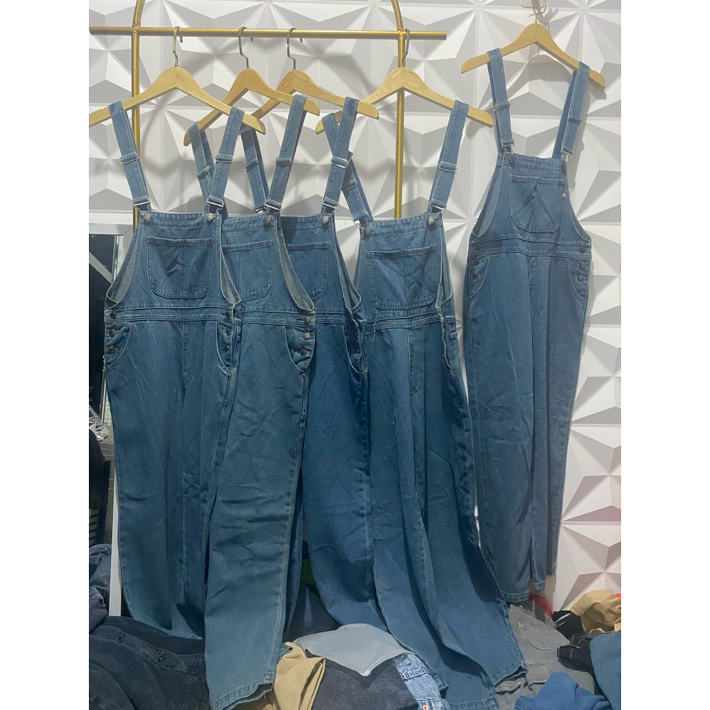 Prt celana jeans pensil celana kodok celana overall jumpsuit rijek pabrik READY