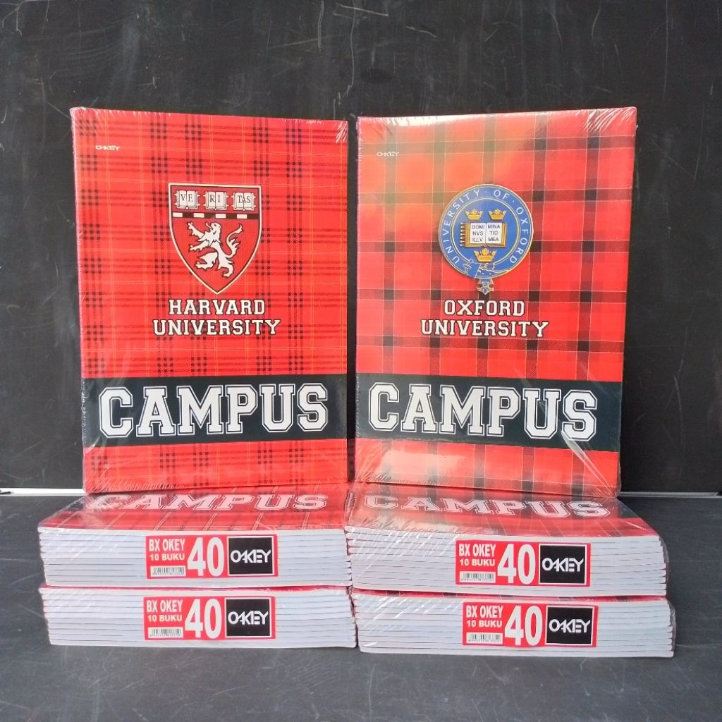 

Buku Tulis Campus Okey 40 Lembar ( Pak 10 Buku ) [ Original ]