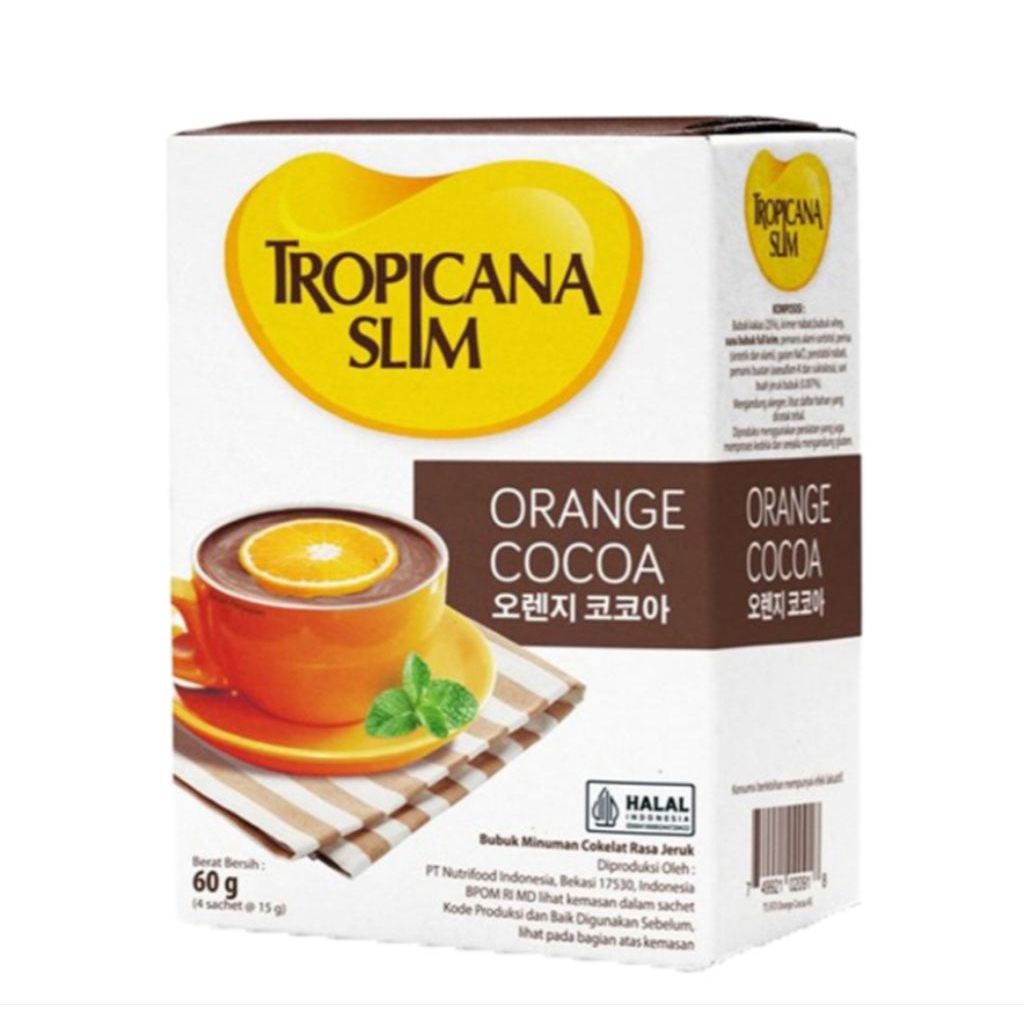 

TROPICANA SLIM Orange Cocoa 4 x 15 gr