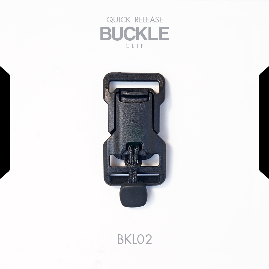 Buckle Clip Plastik 20mm Buka Pasang Super Cepat - Gesper Tas Ransel Carrier Outdoor Kunci Sodok 2cm
