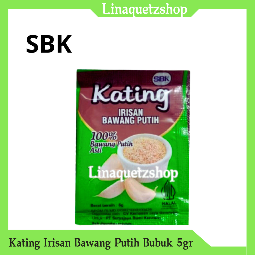 

KATING Irisan Bawang Putih Bubuk 5gr ( 1 Pcs )