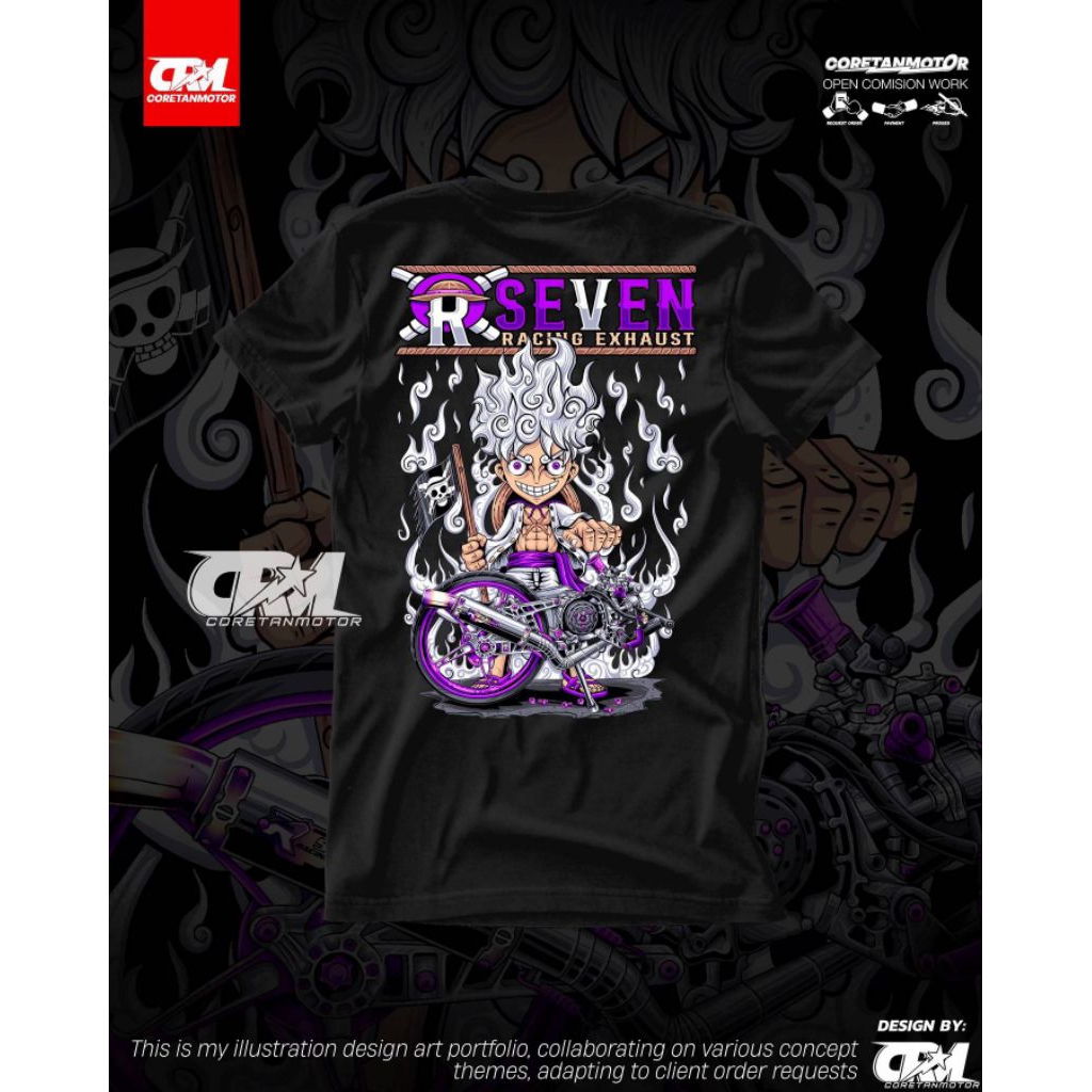 KAOS R SEVEN RACING EXHAUST MODEL TERBARU