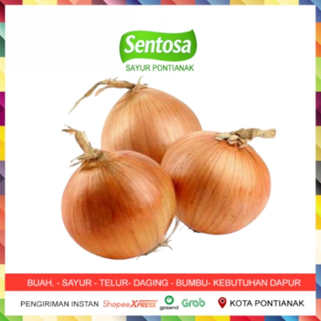 

Bawang Bombay Sentosa Sayur Pontianak