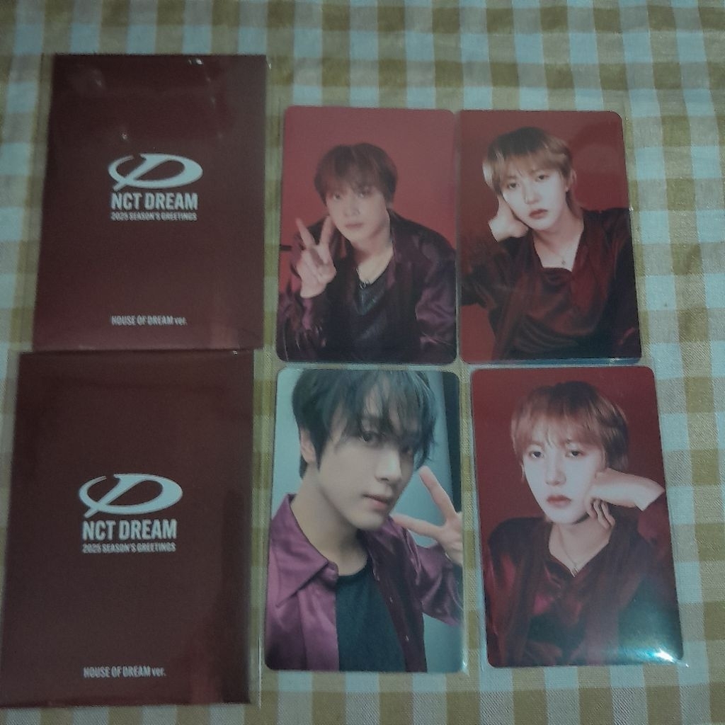 photocard haechan renjun hyuckren nct dream | trading card sg25 b ver unsealed
