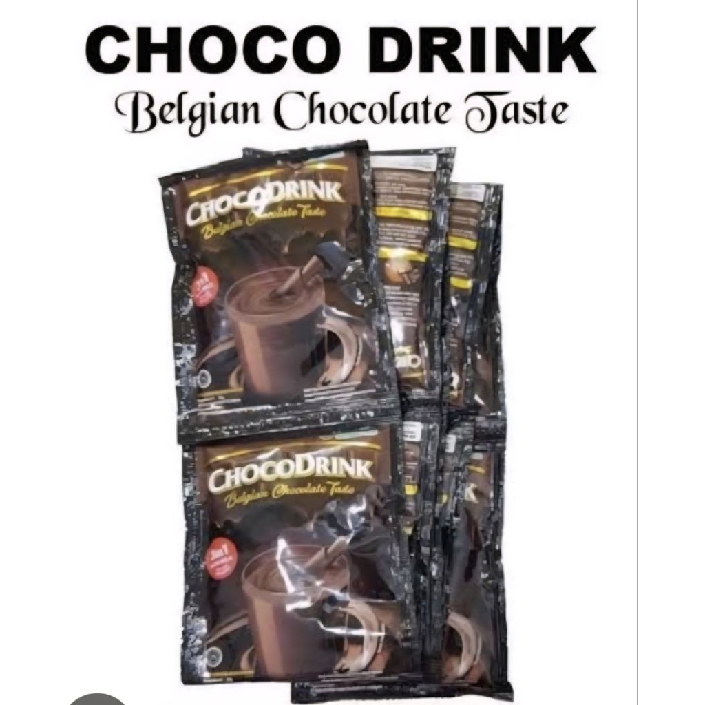 

Chocodrink/choco drink belgian cokelat renceng isi 10 sachet