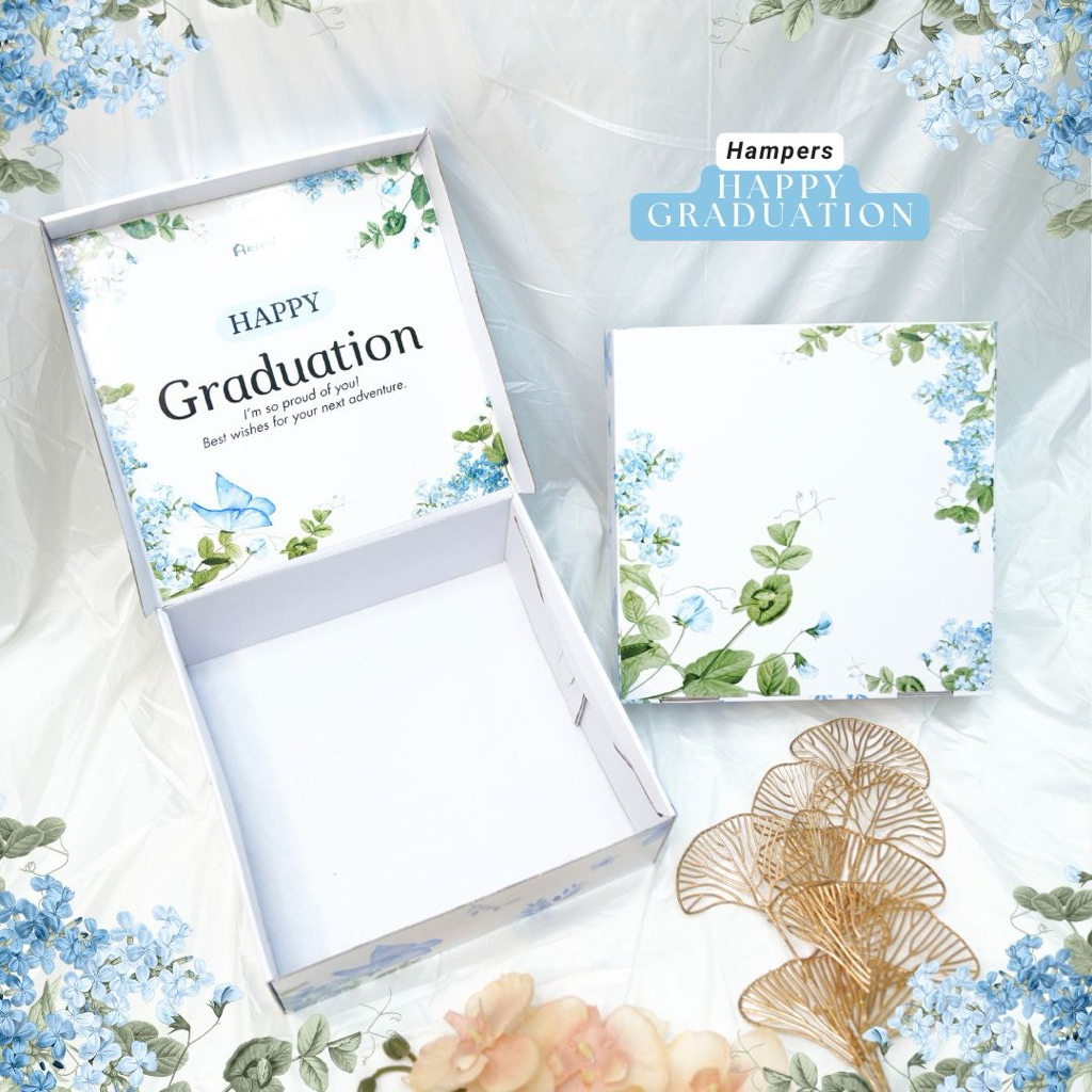 

Kotak Hampers Kotak Kado Gift Ukuran panjang 25 cm lebar 25 cm tinggi 9 cm