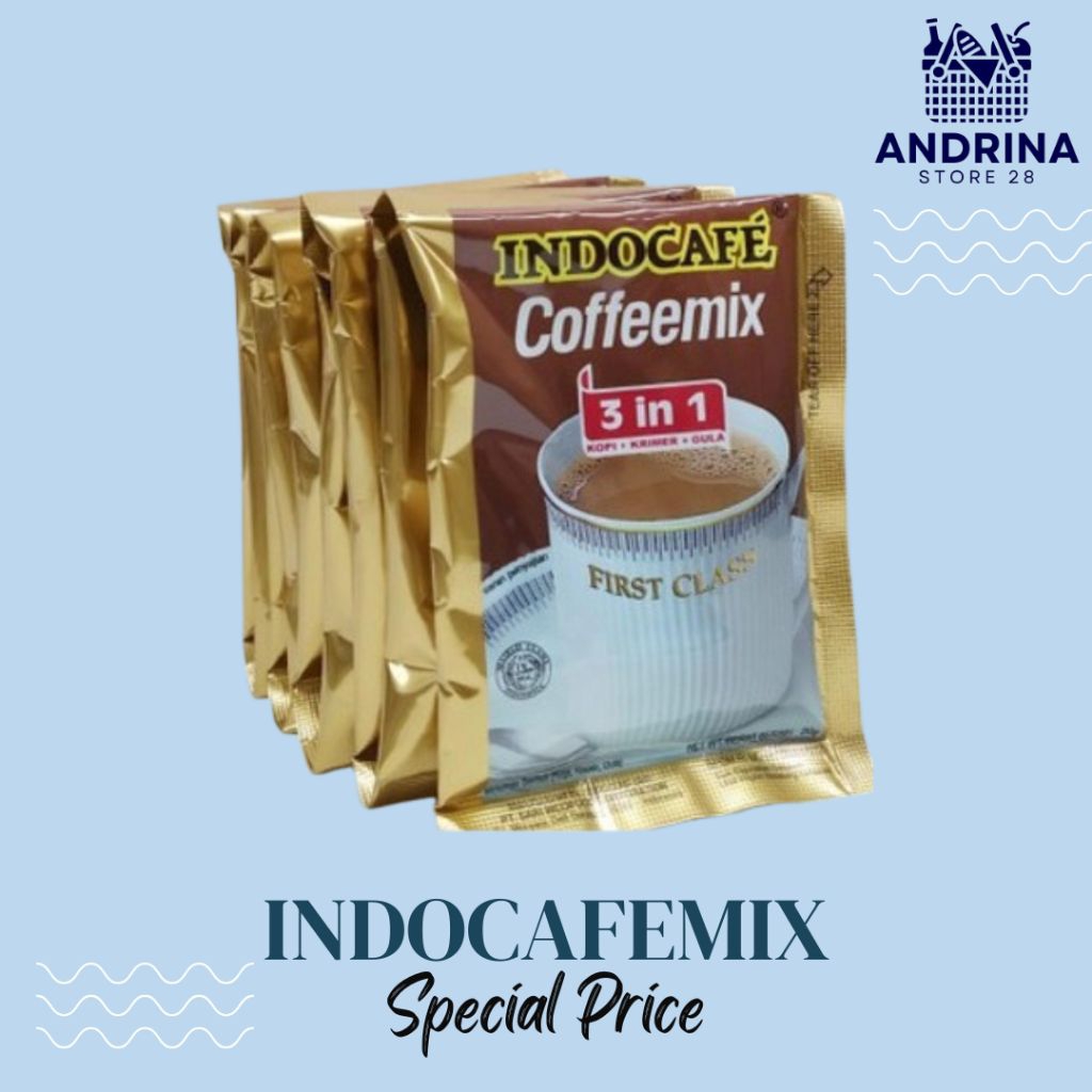 

Indocafe Coffeemix 3 in 1 – Kopi Instan First Class dengan Krimer & Gula | Minuman Praktis Nikmat