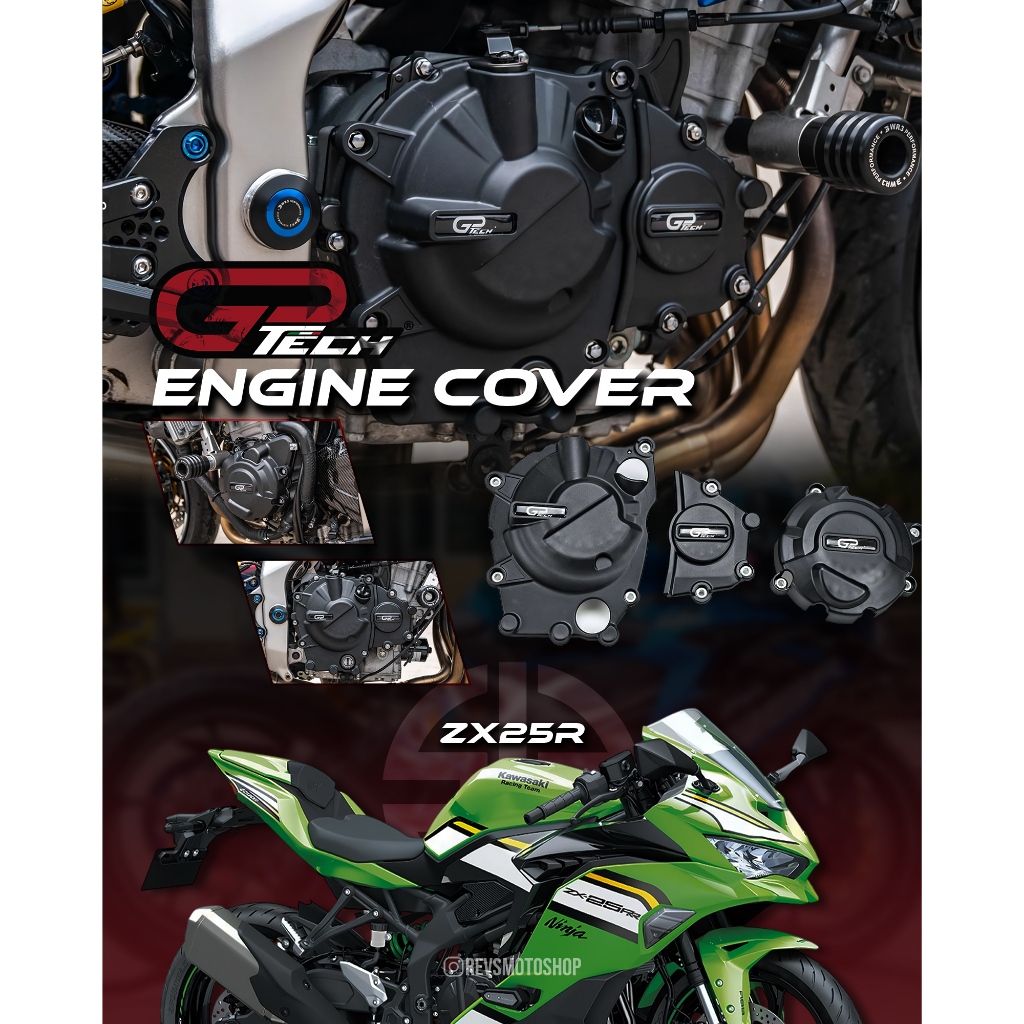 GPTECH COVER ENGINE KAWASAKI ZX25R