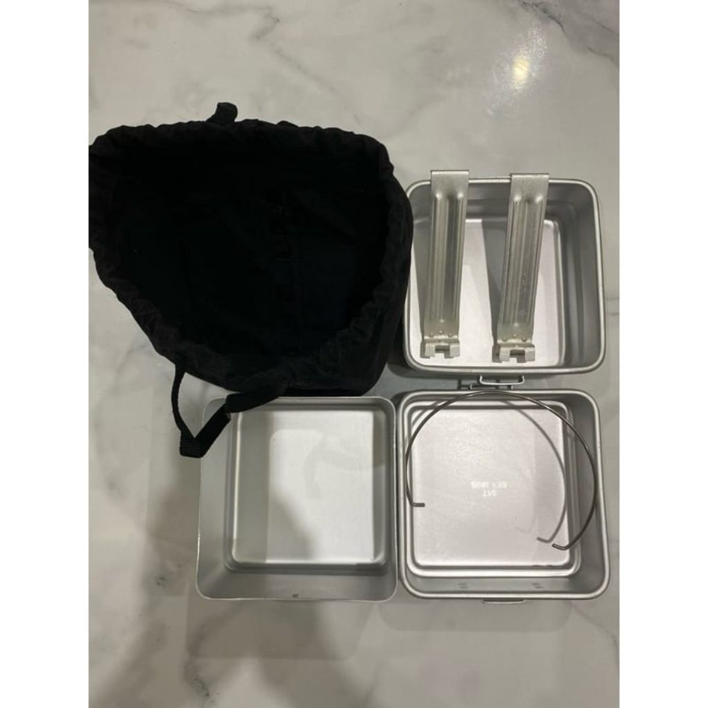 MISTING JATAH PEMBAGIAN TNI ORIGINAL PERSEGI EMPAT SARUNG MISTING WARNA HITAM