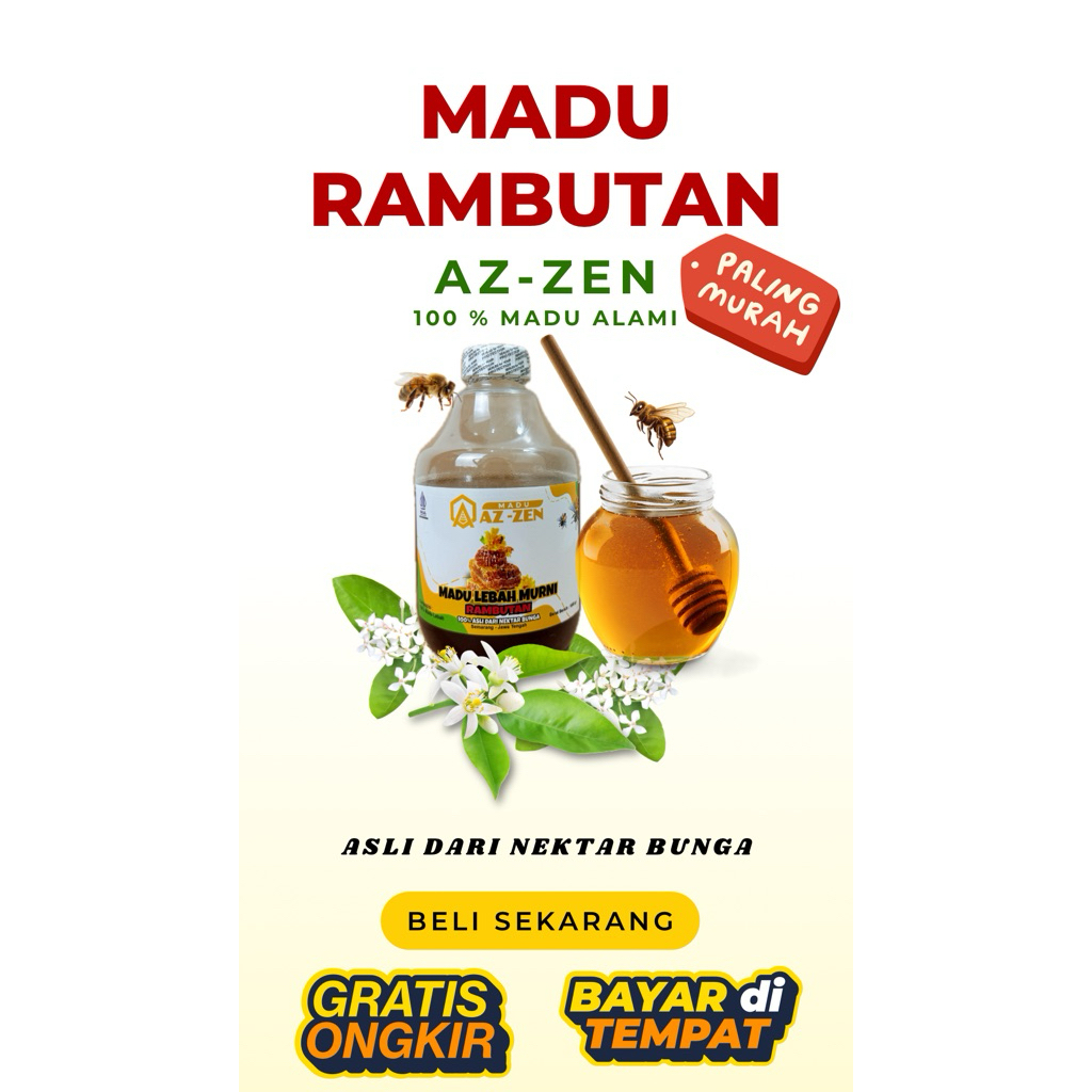 

MADU RAMBUTAN/ MADU MURNI/ MADU ASLI