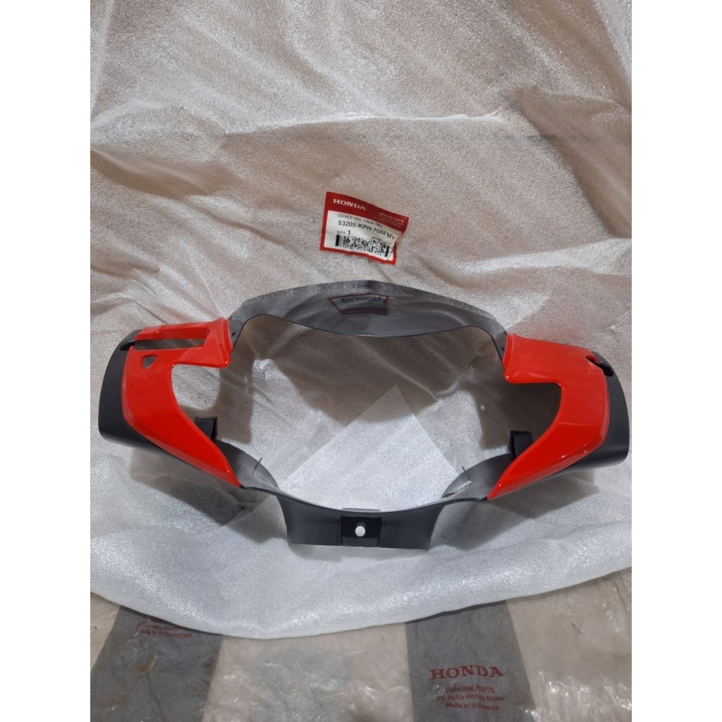 Cover batok lampu depan supra X125 visor original ahm honda batok depan supra x125 cakram 53205-KPH-