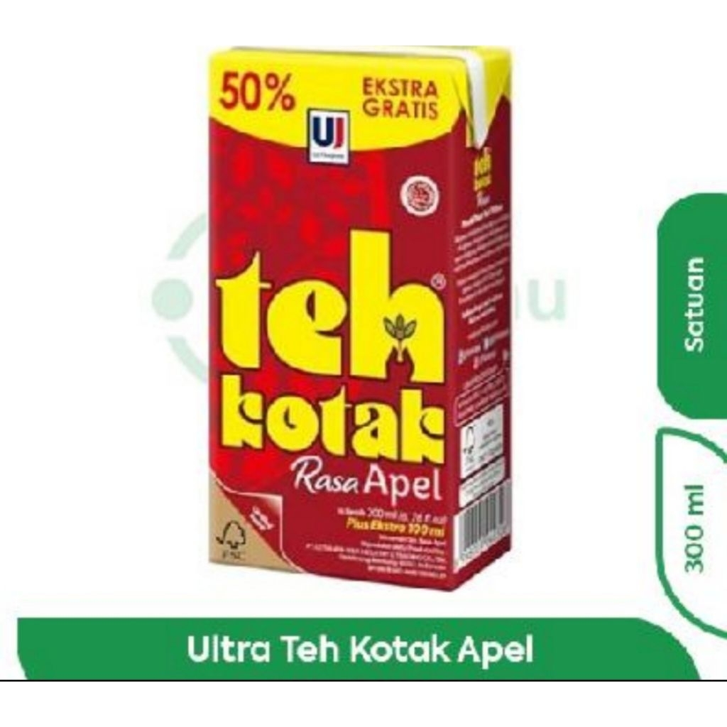

ULTRA TEH KOTAK APEL 300ML