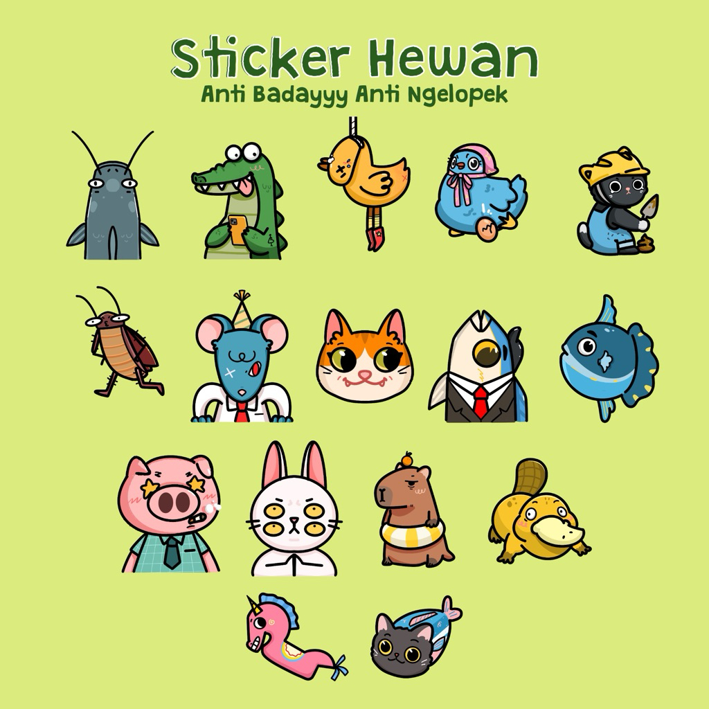 

Sticker Hewan Lucu | Sticker Semi Permanen | Sticker Helm | Sticker Dekorasi | Sticker Digicam | Sticker Tahan Air